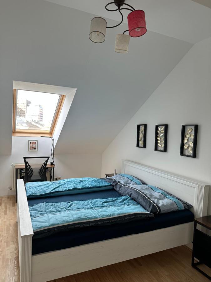 Klimatisiertes Dachgeschoss City Apartment In Zentrum Wiens Eksteriør bilde