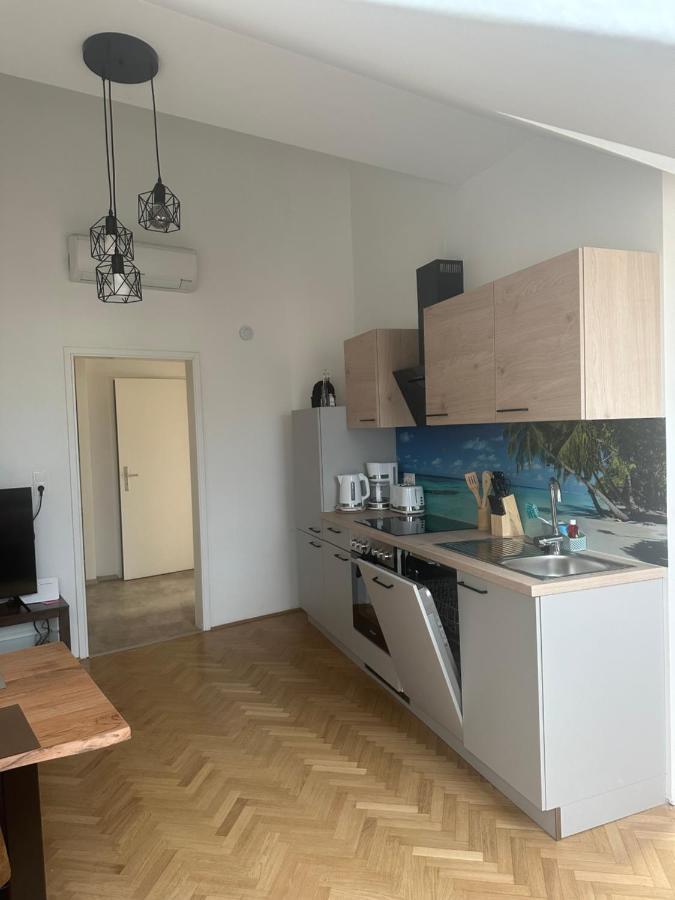 Klimatisiertes Dachgeschoss City Apartment In Zentrum Wiens Eksteriør bilde