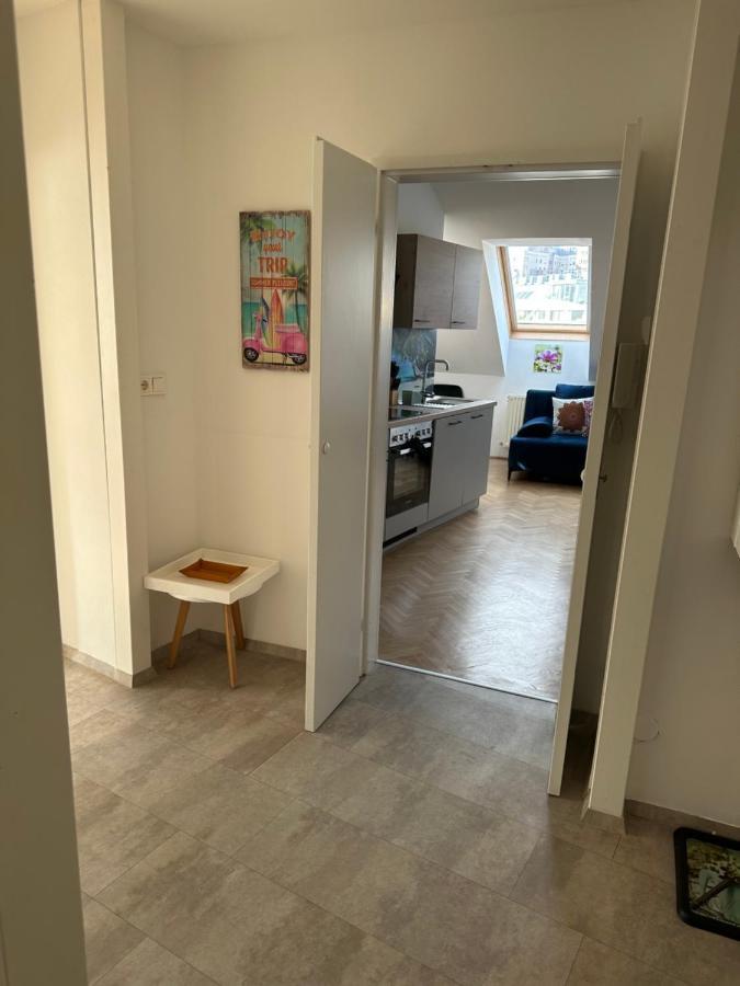 Klimatisiertes Dachgeschoss City Apartment In Zentrum Wiens Eksteriør bilde